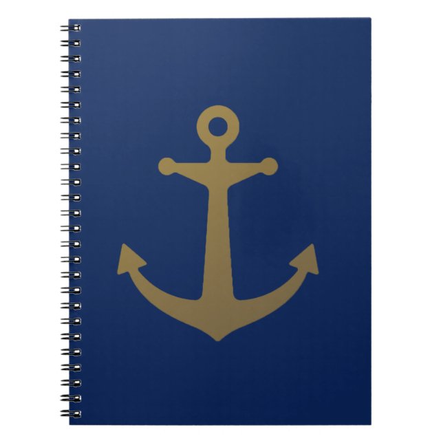 Gold Anchor Notebook (Front)