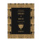 Gold and Black Art Deco Pattern Save the Date