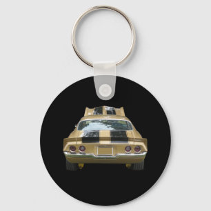 gold and black classic z28 keychain