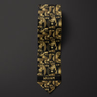 Gold and Black Cubism