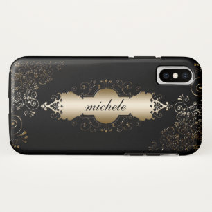 Gold and Black Personalized Case-Mate iPhone Case