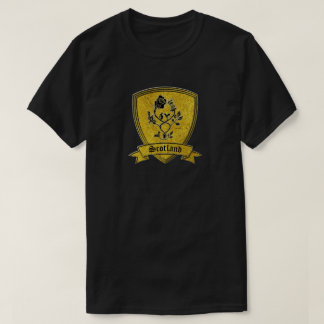 Gold and Black Rose and Thistle T-Shirt