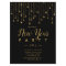 Gold and Black String Lights New Years Eve Party