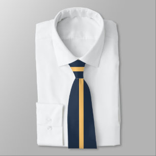 Gold and Blue Tie