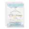Gold And Blue Watercolor Boy Christening