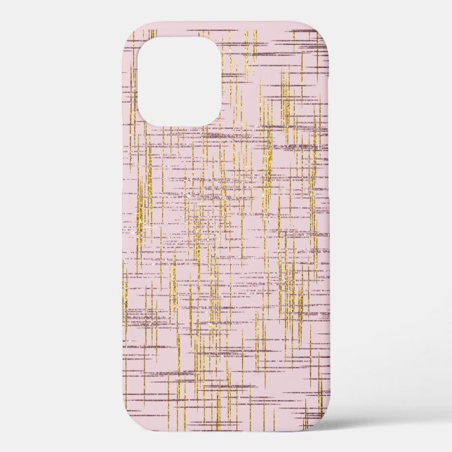 Gold and Blush Glitter Case-Mate iPhone Case (Back)
