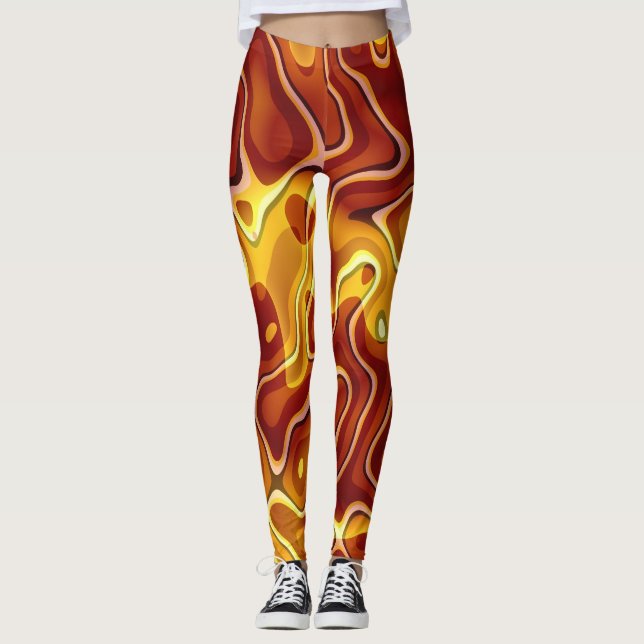 Gold and Copper Leggings (Front)