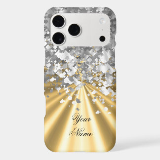 Gold and faux glitter personalized