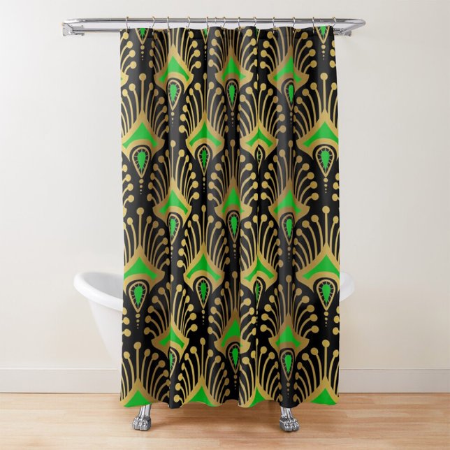 Gold and green Art Deco pattern (Creator Uploaded)