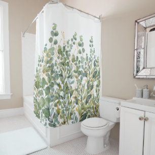 Gold And Green Botanical Eucalyptus Leaves