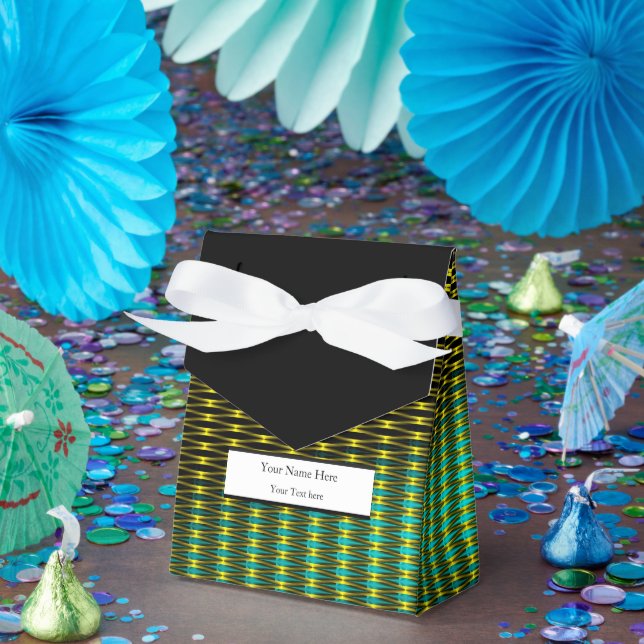 Gold and Green Favor Box (Party)