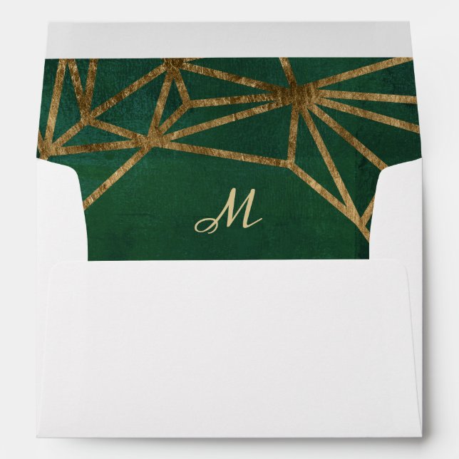 Gold and Green Jungle Web Envelope (Back (Bottom))