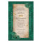 Gold and Green Quinceanera DIY Scroll Invitations