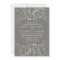 Gold and Grey Baby's Breath Engagement Party
