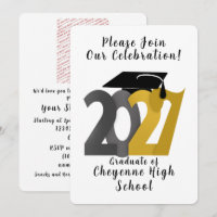 Gold and Grey Class of 2027 Photo Graduation