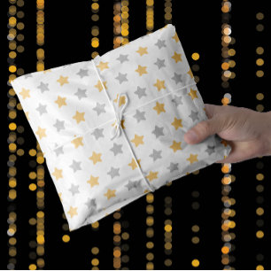 Gold and Grey Happy New Year  Tissue Paper