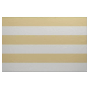 Gold and Grey Wide Stripes Large Scale Fabric