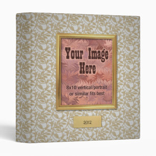 Gold and Ivory Formal Album [1 inch binder] Binder