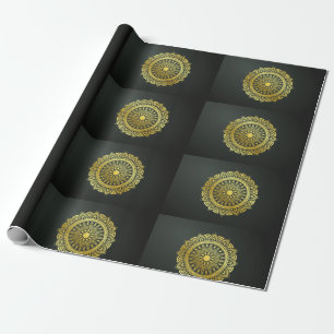 Gold and Mandala Wrapping Paper