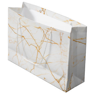 Gold and Marble Large Gift Bag