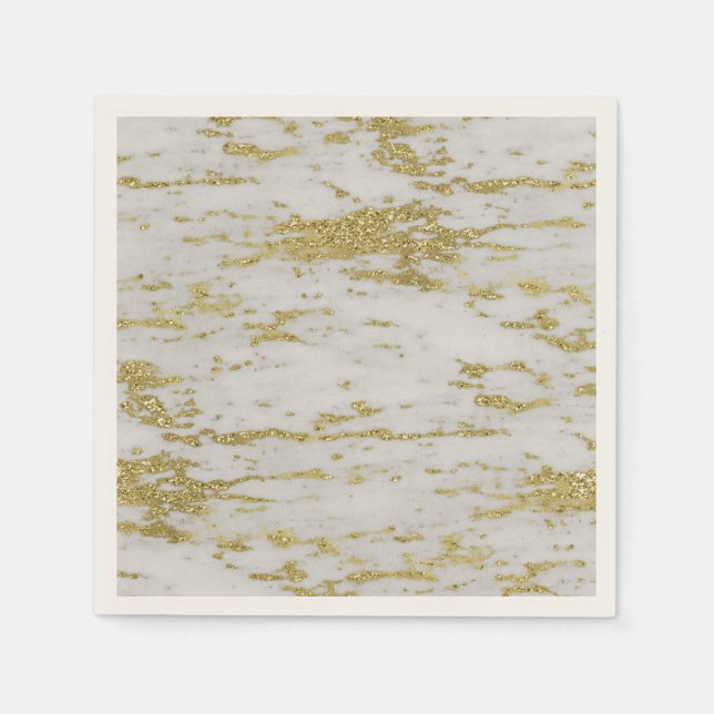 Gold and Marble Napkin (Front)