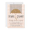 Gold and Peach Umbrella & Hearts Bridal Shower
