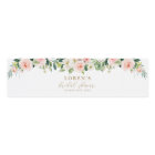 Gold and Pink Floral Bridal Shower 