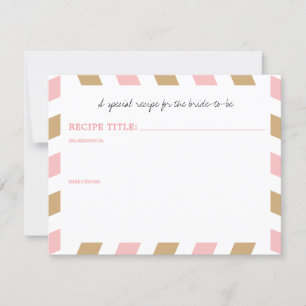 Gold and Pink World Traveller Airmail RECIPE