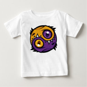 Gold and Purple Yin Yang Dragons Baby T-Shirt