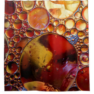 Gold and red dots