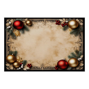 Gold and Red Festivities Poster