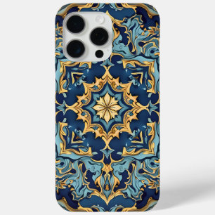 Gold and ruby ​​engraving iPhone 15 pro max case