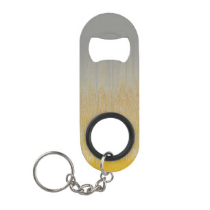 Gold and Silver Assembly Keychain Bottle Opener