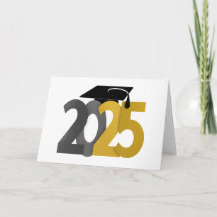 Gold and Silver Class of 2025 Card