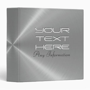 Gold and silver shiny stainless steel metal binder