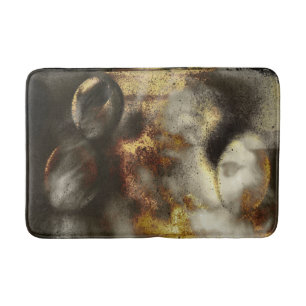 Gold and Silver Star Dust Effect Bath Mat