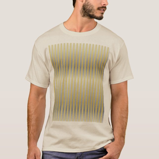 Gold and Silver (Stripes) T-Shirt (Front)