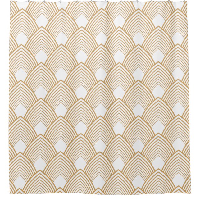 Gold and White Art Deco Pattern (Front)