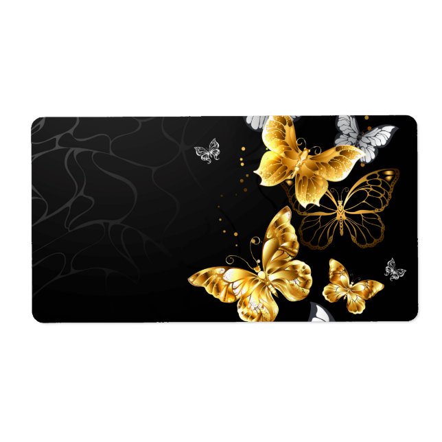 Gold and white butterflies (Front)