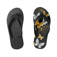 Gold and white butterflies
