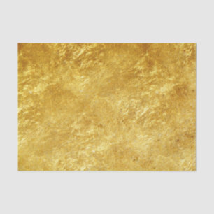 Gold and yellow plated marble pattern tissue paper