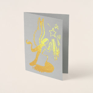 Gold Angel Foil Card