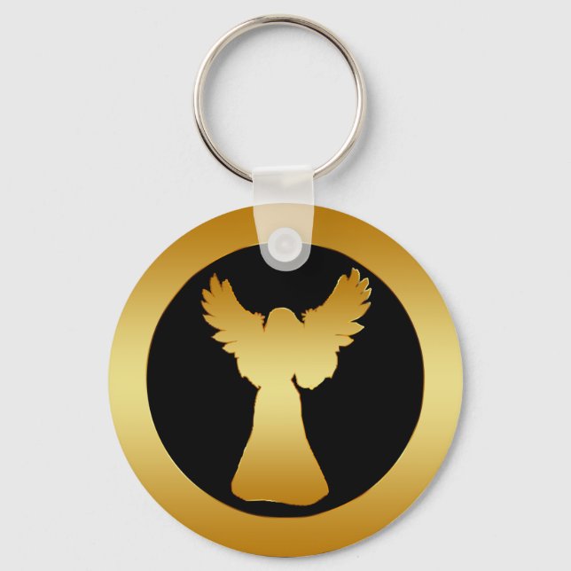 GOLD ANGEL KEYCHAIN (Front)