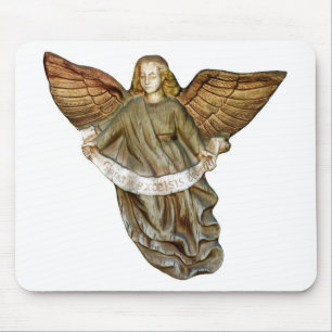 Gold Angel Mouse Pad