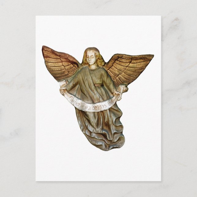 Gold Angel Postcard (Front)
