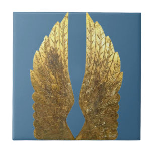 Gold Angel Wings Backsplash Tile