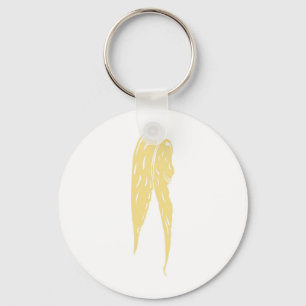 Gold Angel Wings Keychain