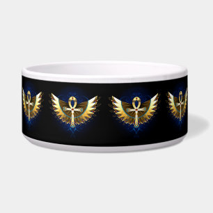 Gold Ankh with Wings