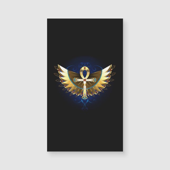 Gold Ankh with Wings (Front)
