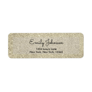 Gold Anniversary Faux Glitter Sparkle